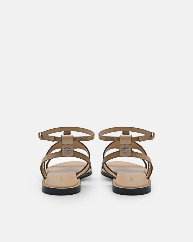 Studded Sandals - Sand