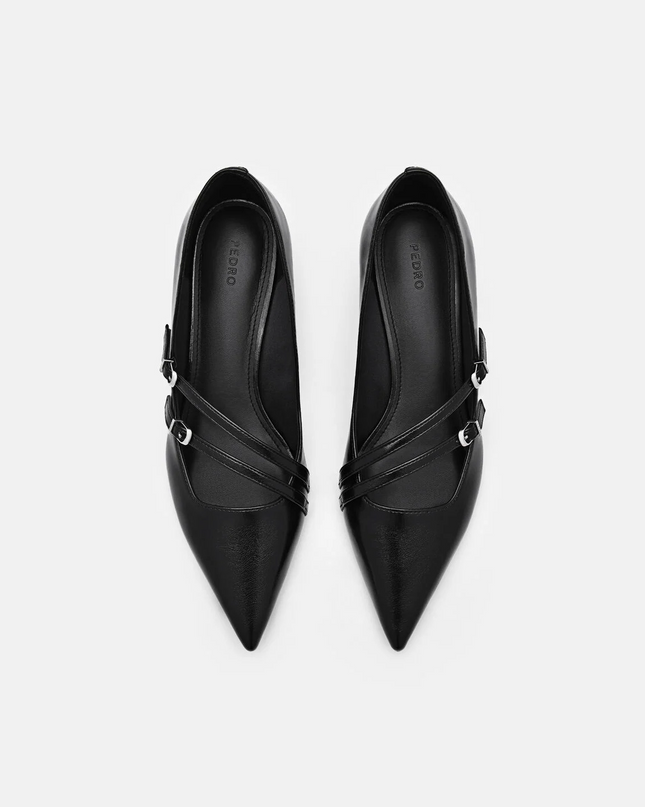 Helix Strappy Pumps - Black