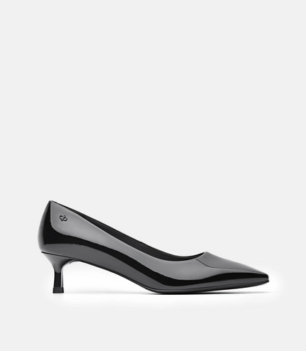 PEDRO Studio Patent Leather Pumps - Black