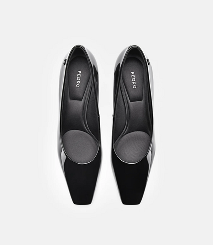 PEDRO Studio Patent Leather Pumps - Black