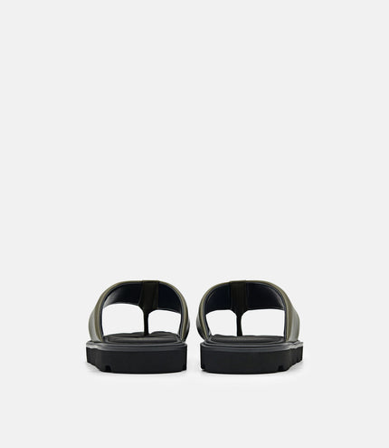Thong Sandals in Pixel - Military Green