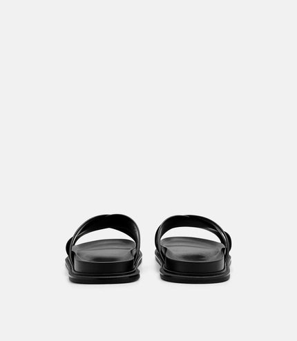 PEDRO Icon Cross Sandals - Black