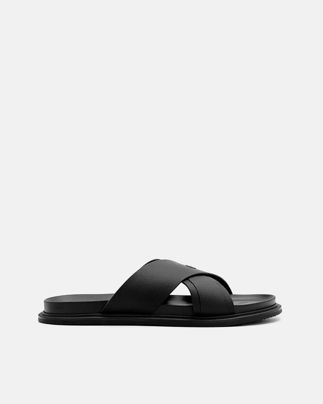 PEDRO Icon Cross Sandals - Black