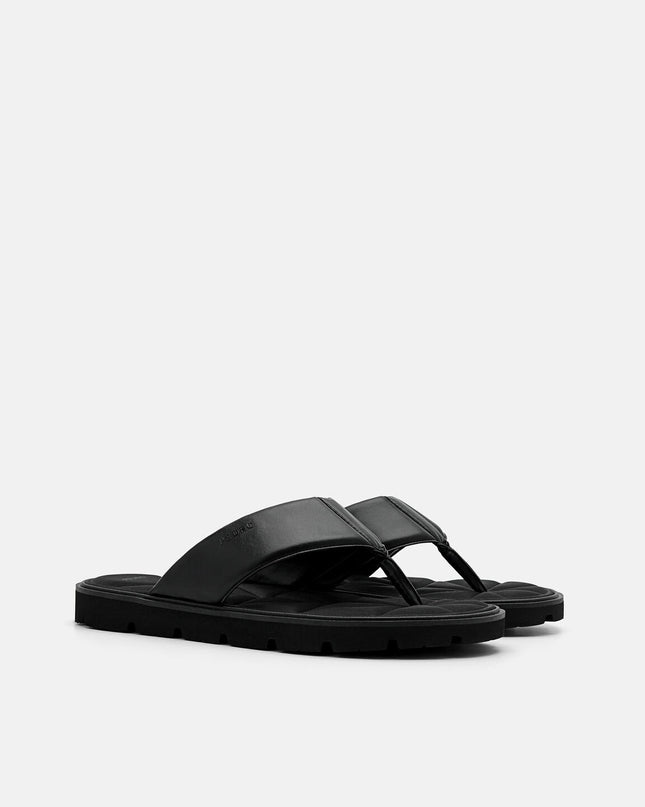 Thong Sandals in Pixel - Black