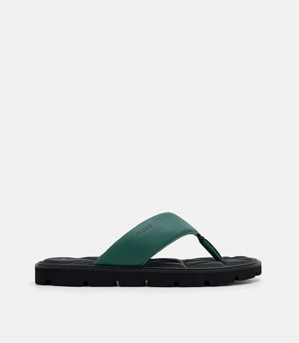 Thong Sandals in Pixel - Dark Green