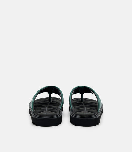 Thong Sandals in Pixel - Dark Green