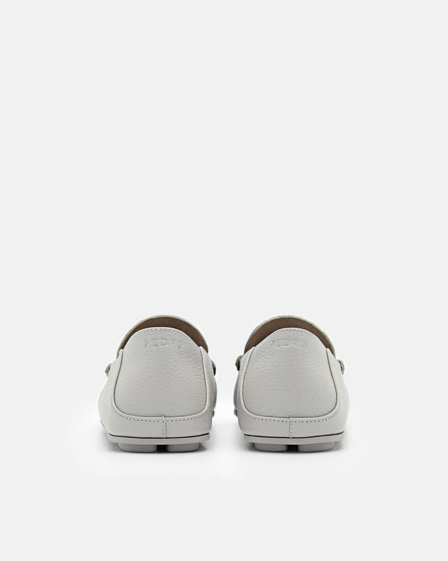 Leather Loafers - Grey