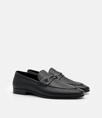 Alistair Leather Loafers - Black