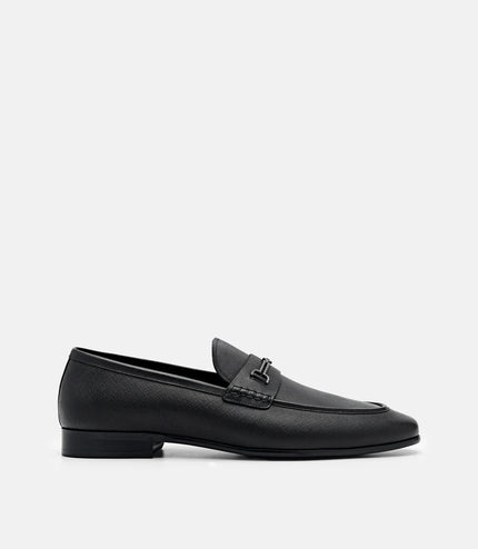Alistair Leather Loafers - Black