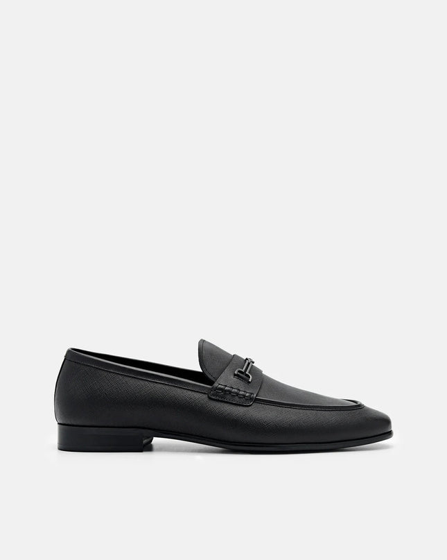 Alistair Leather Loafers - Black