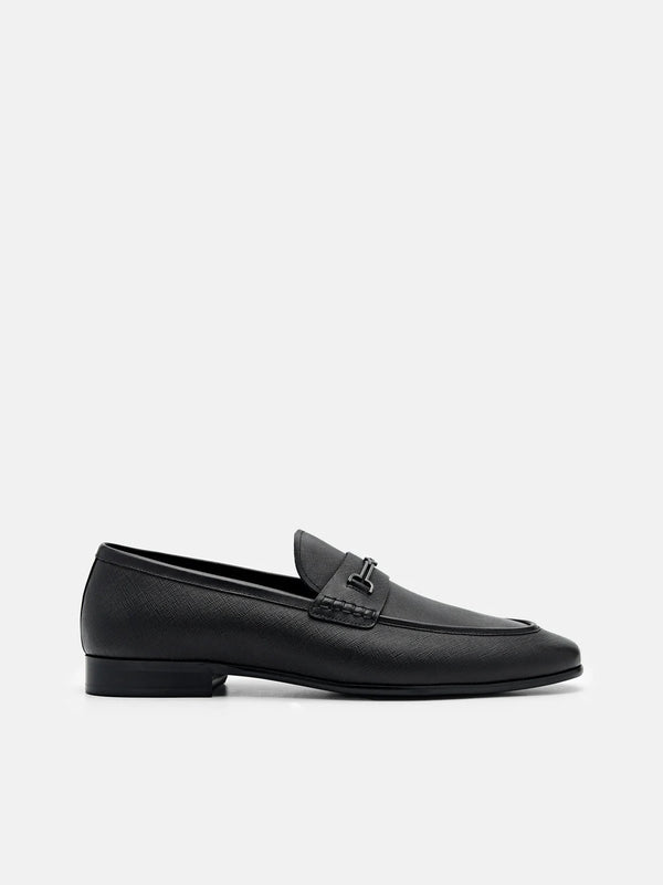 Alistair Leather Loafers - Black