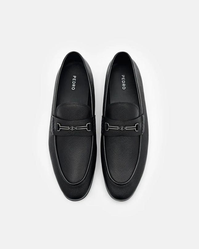 Alistair Leather Loafers - Black