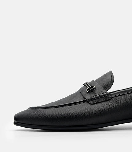 Alistair Leather Loafers - Black