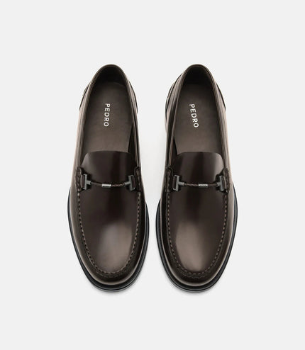 Leather Horsebit Loafers
