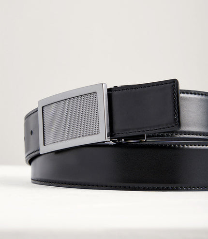 Reversible Leather Tang Belt