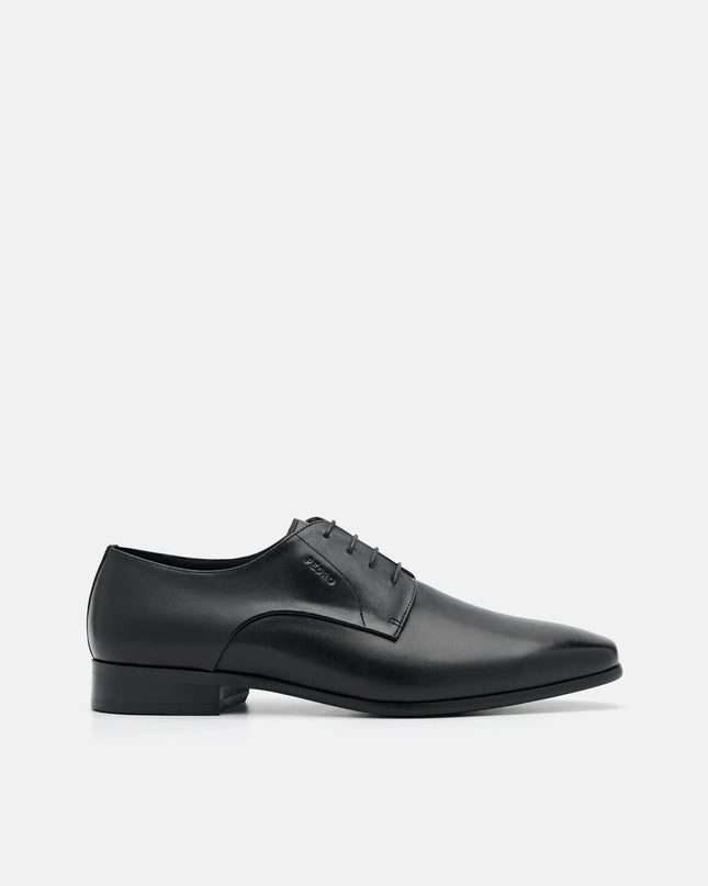 Leather Derby Shoes - Black