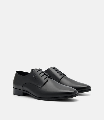 Leather Derby Shoes - Black