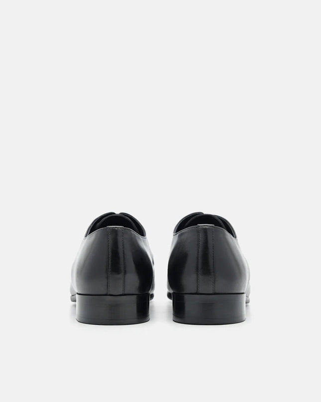 Leather Derby Shoes - Black