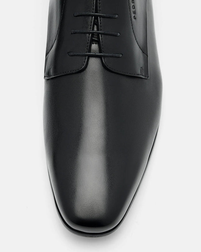 Leather Derby Shoes - Black