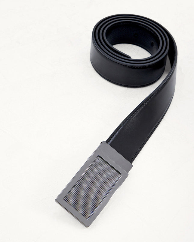 Reversible Leather Tang Belt