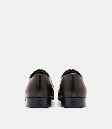 Leather Derby Shoes - Dark Brown