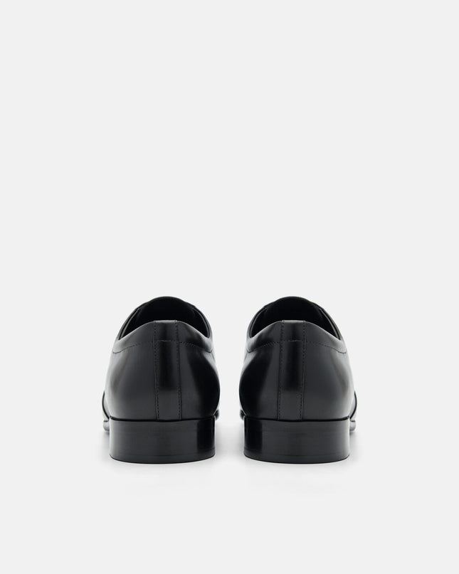 Leather Oxford Shoes - Black