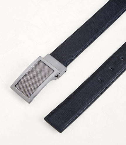 Reversible Leather Tang Belt