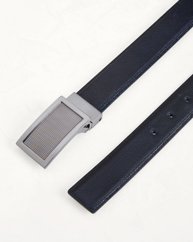Reversible Leather Tang Belt