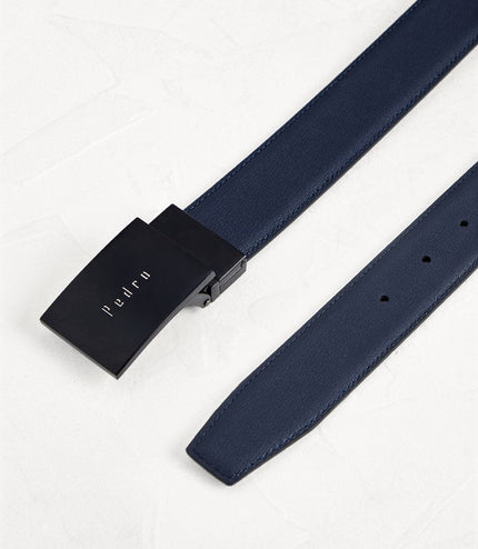 Reversible Leather Tang Belt