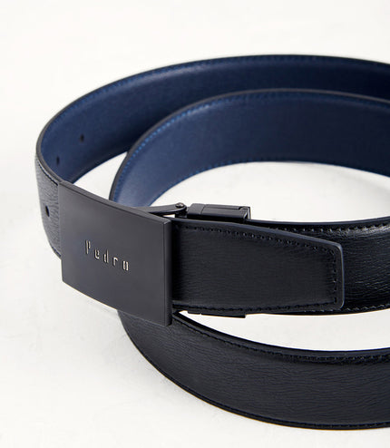 Reversible Leather Tang Belt