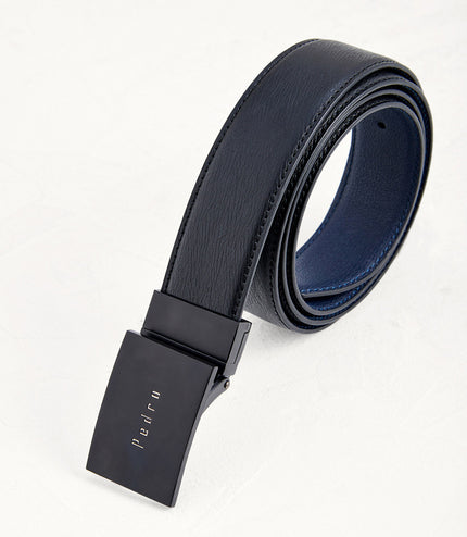 Reversible Leather Tang Belt