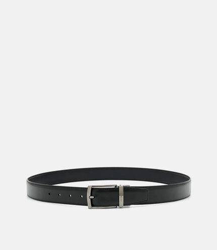 Reversible Leather Pin Belt