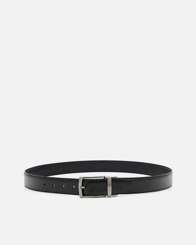 Reversible Leather Pin Belt