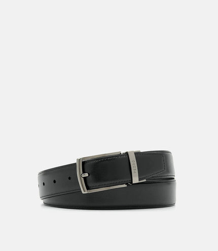 Reversible Leather Pin Belt