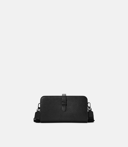 Leather Sling Pouch - Black