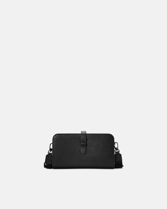 Leather Sling Pouch - Black