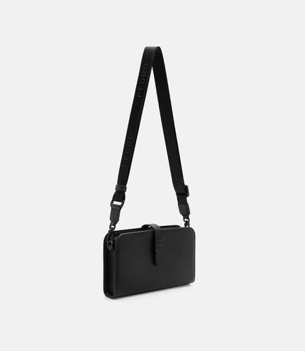 Leather Sling Pouch - Black