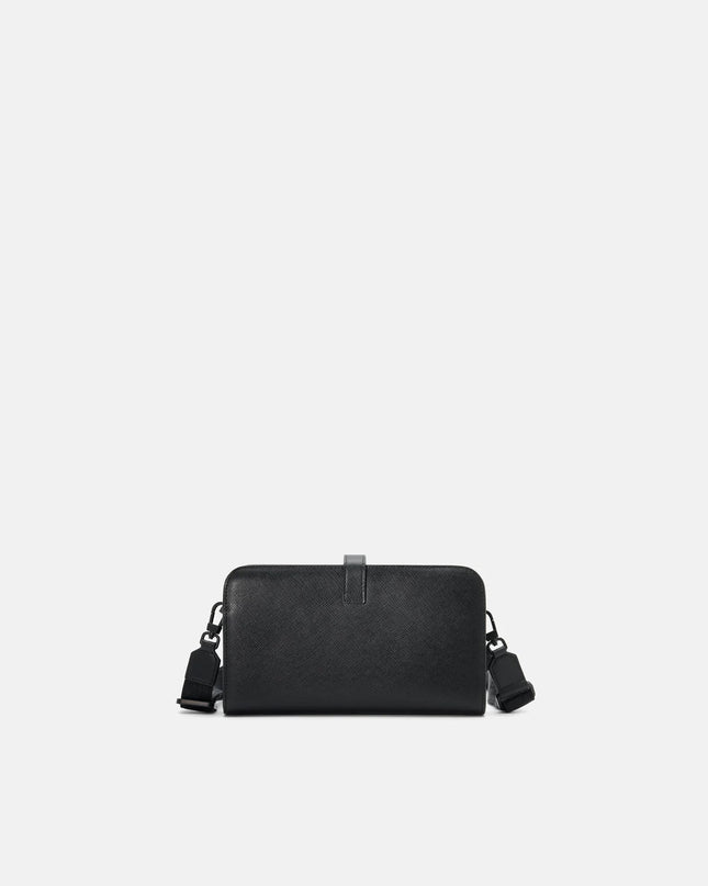 Leather Sling Pouch - Black