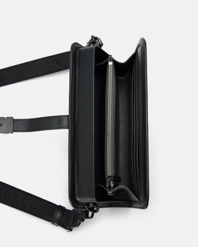 Leather Sling Pouch - Black