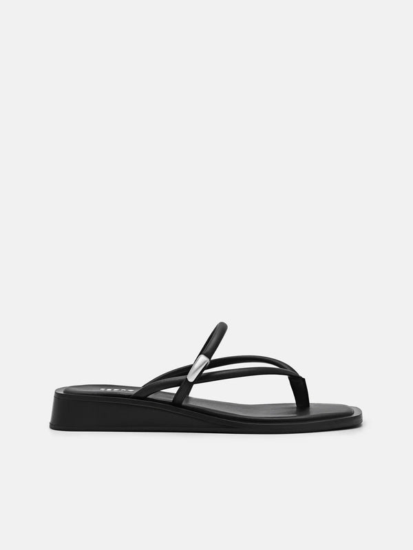 Wedge Sandals - Black