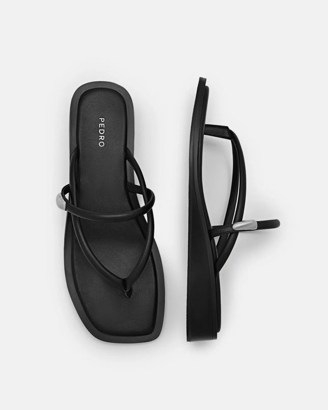 Wedge Sandals - Black
