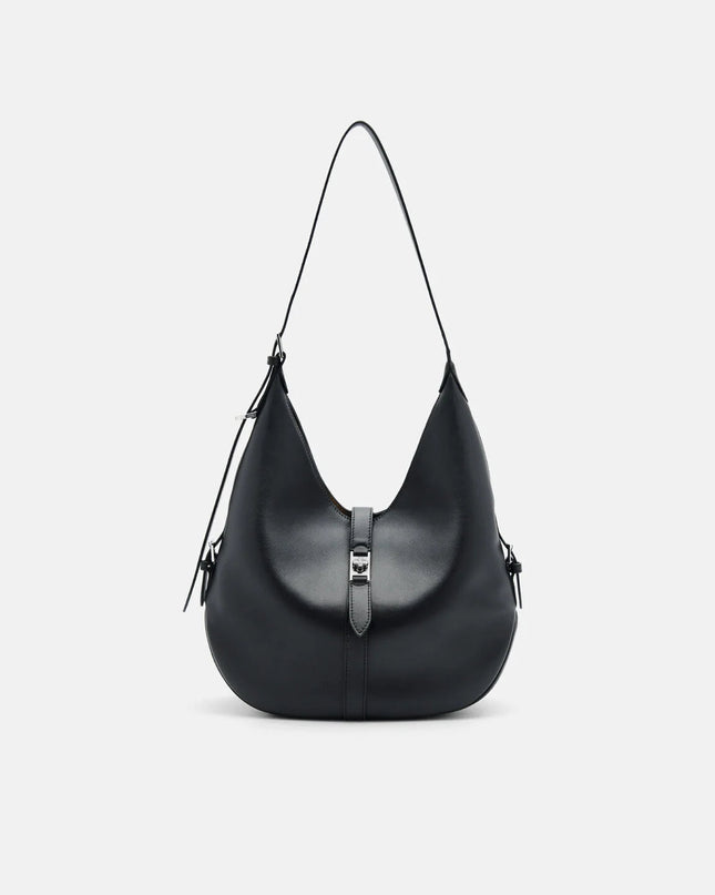 PEDRO Icon Leather Hobo Bag - Black
