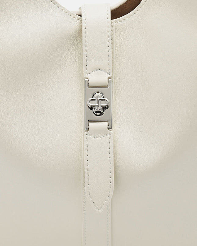 PEDRO Icon Leather Hobo Bag - Chalk