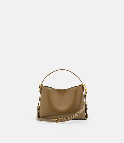 Wrinkled Handbag - Olive