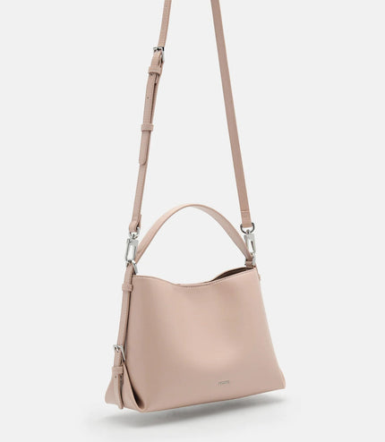 Wrinkled Handbag - Nude