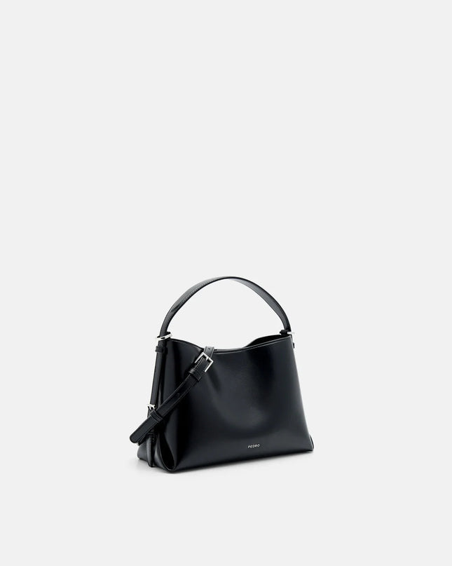 Wrinkled Handbag - Black