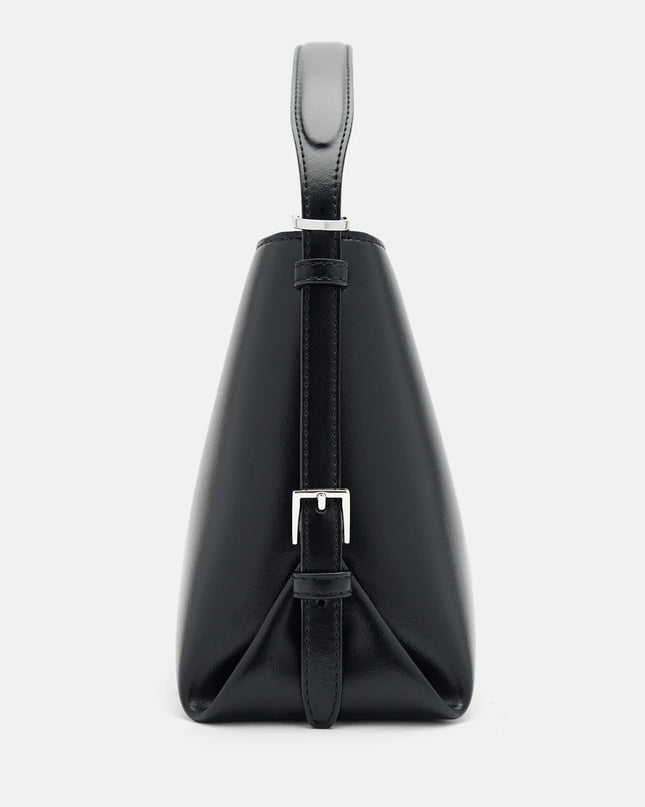 Wrinkled Handbag - Black