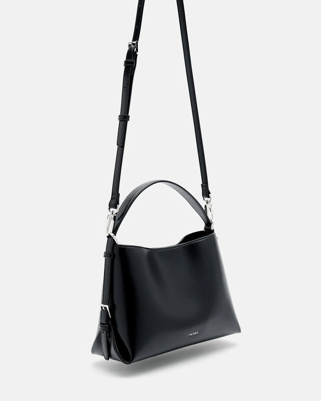 Wrinkled Handbag - Black