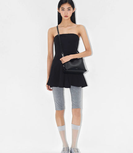 Wrinkled Handbag - Black