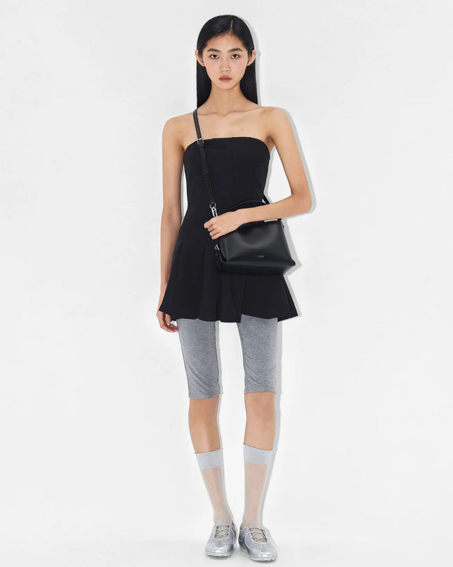 Wrinkled Handbag - Black